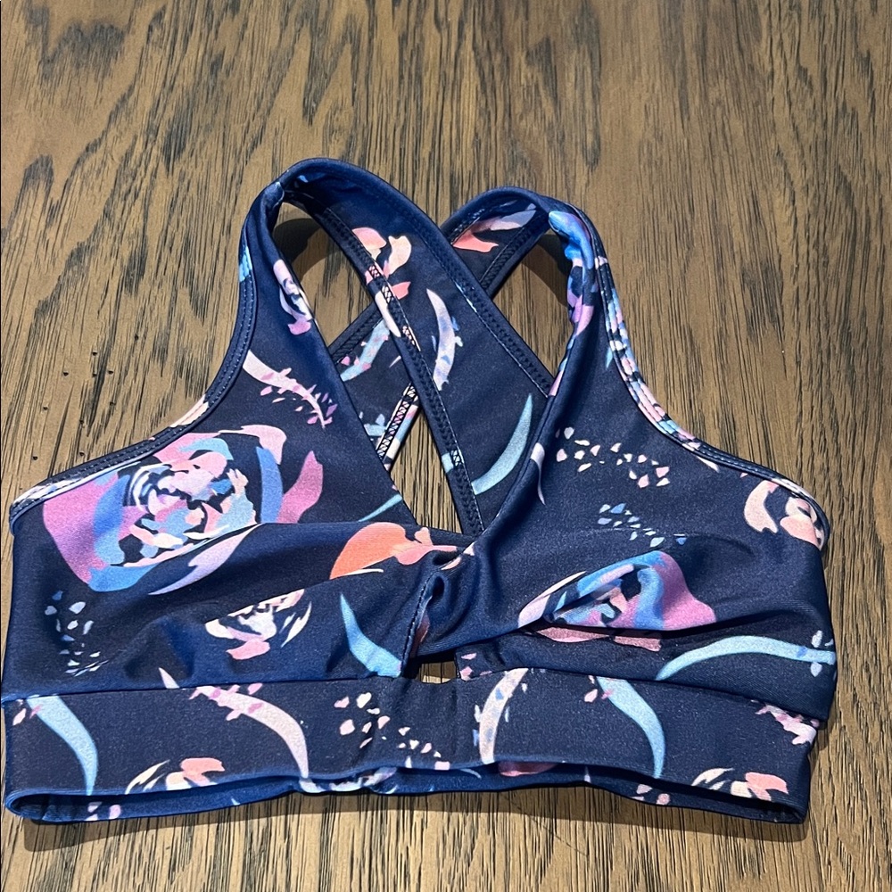 Purple Pixie Twist Top Floral